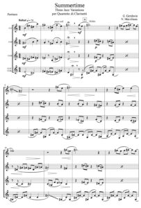 G. Gershwin - Summertime - Three Jazz Variations