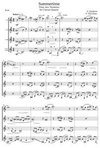 G. Gershwin - Summertime Three Jazz Variations