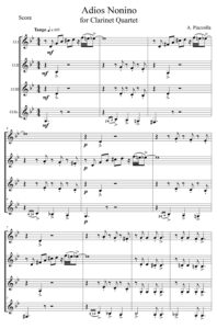 A. Piazzolla - Adios Nonino