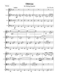 A. Piazzolla - Oblivion