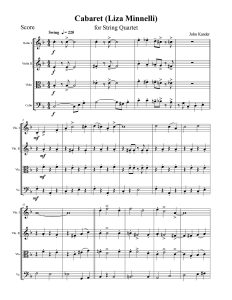 J. Kander - Cabaret (Liza Minnelli)